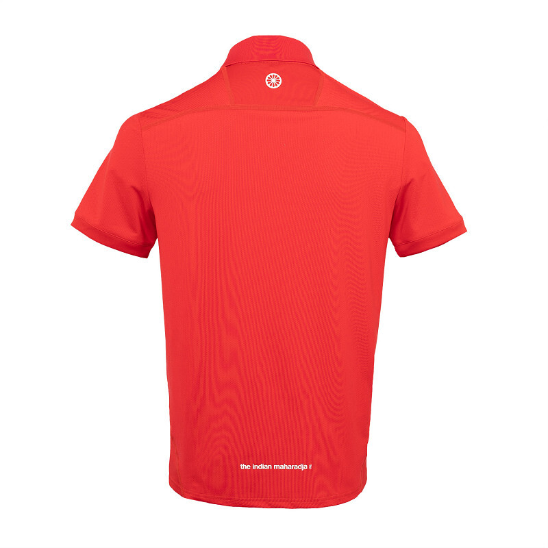 INDIAN MAHARADJA JAIPUR MEN POLO – ROOD - Afbeelding 4