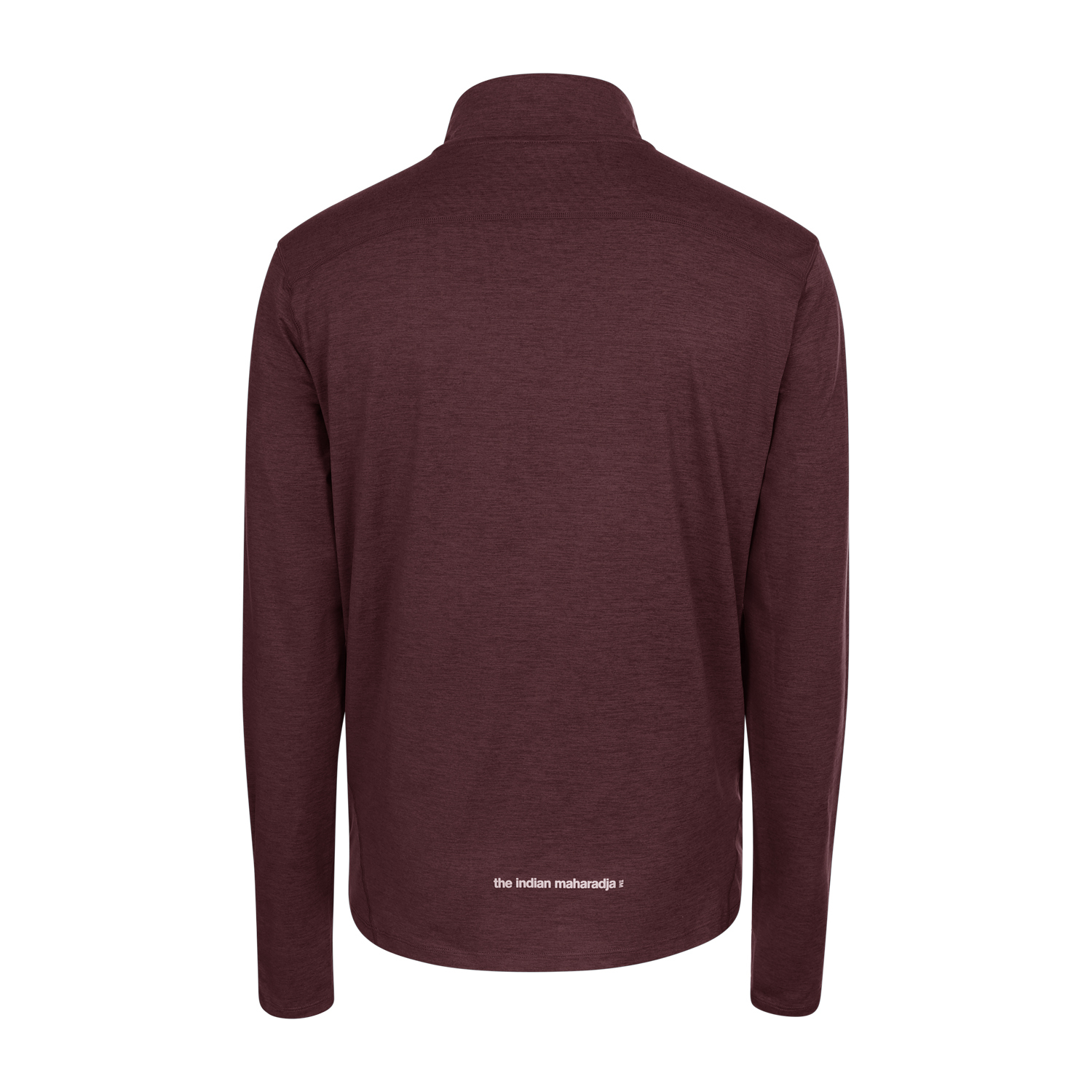 INDIAN MAHARADJA MEN HALF ZIP LONG SLEEVE BERRY - Afbeelding 3