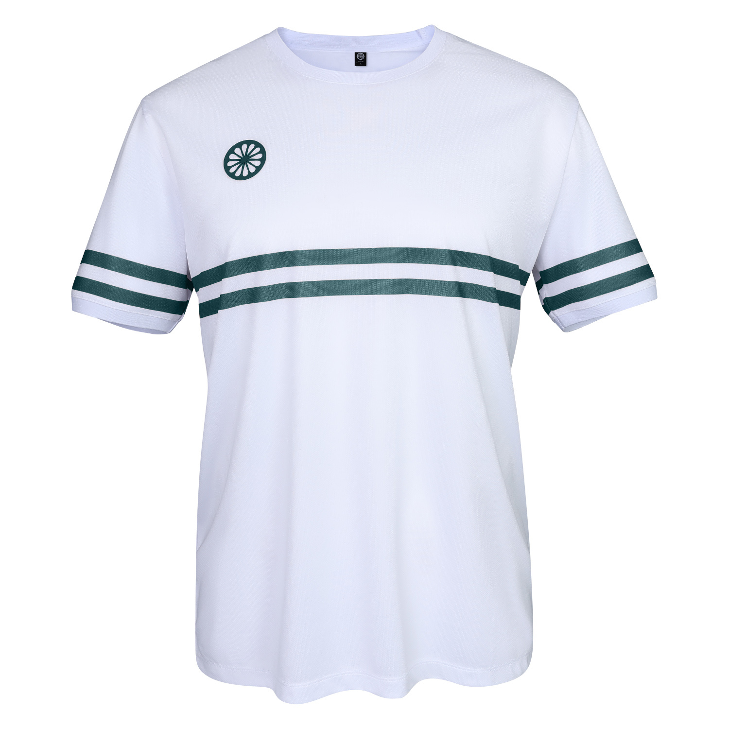 INDIAN MAHARADJA MEN PIQUE STRIPED TEE - OCEAN