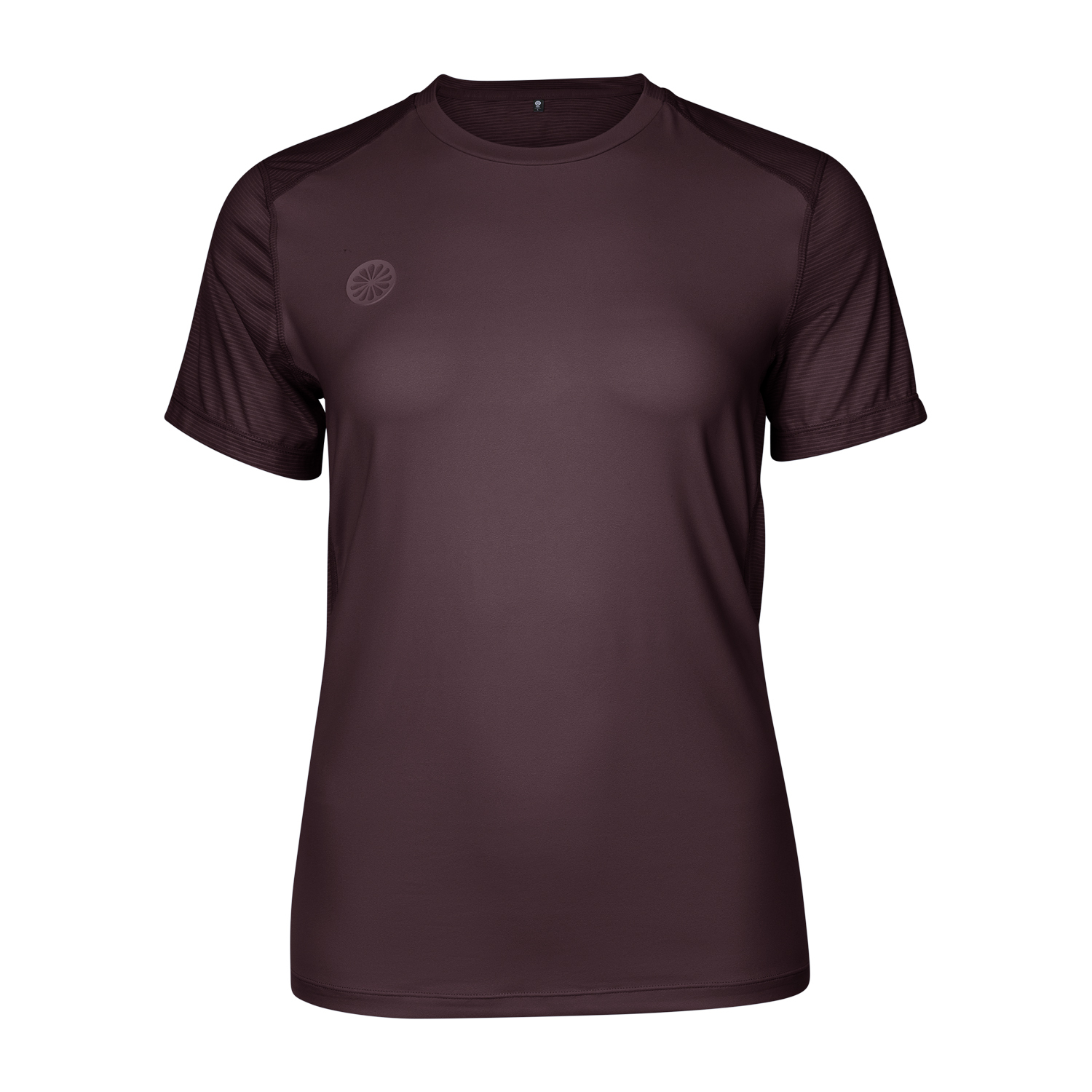 INDIAN MAHARADJA WOMAN DRY TOUCH ROUND NECK BERRY