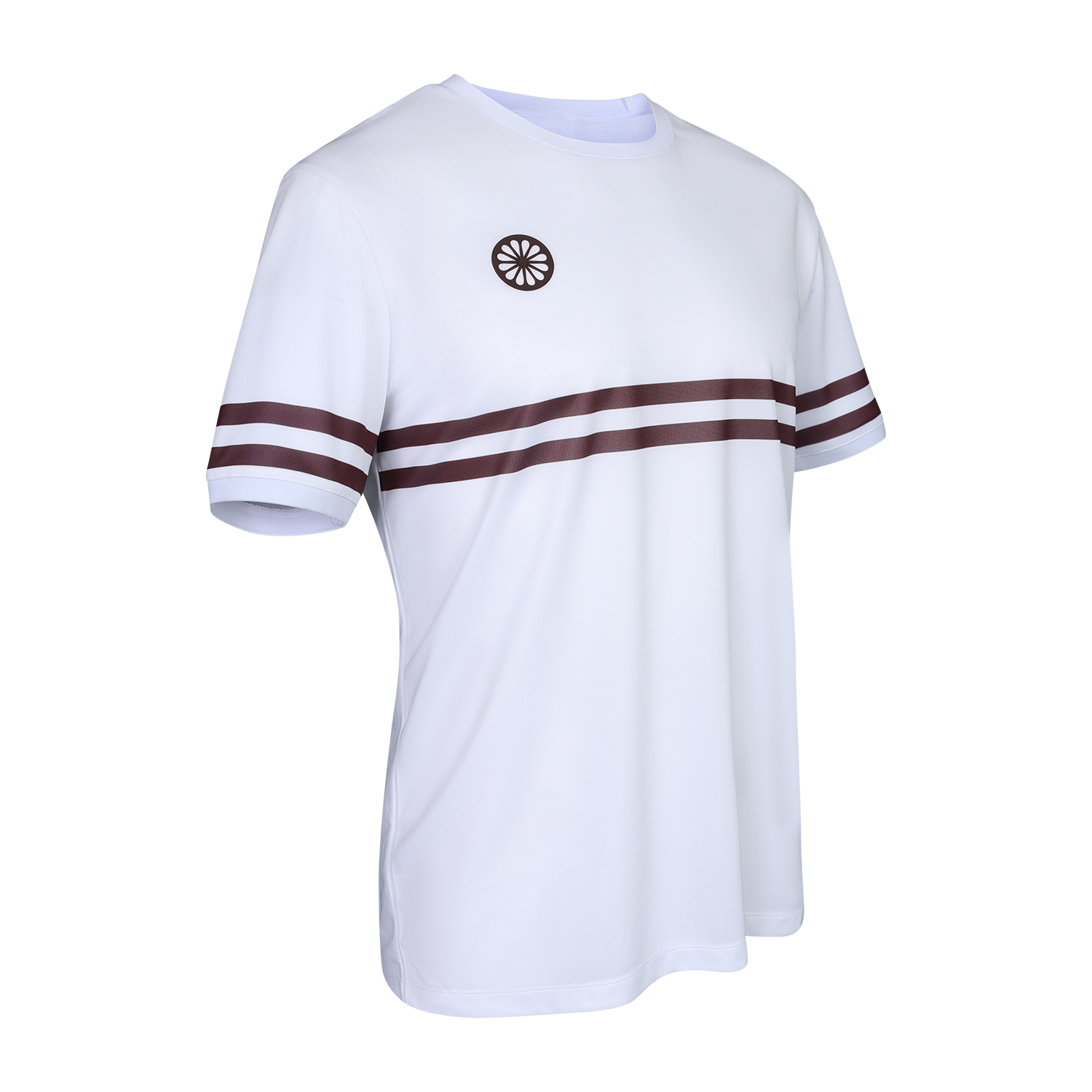 INDIAN MAHARADJA MEN PIQUE STRIPED TEE DARK BERRY - Afbeelding 2