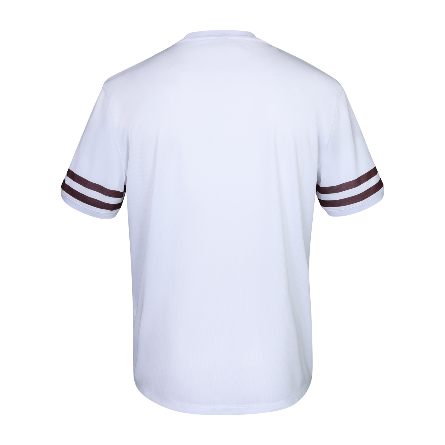 INDIAN MAHARADJA MEN PIQUE STRIPED TEE DARK BERRY - Afbeelding 3