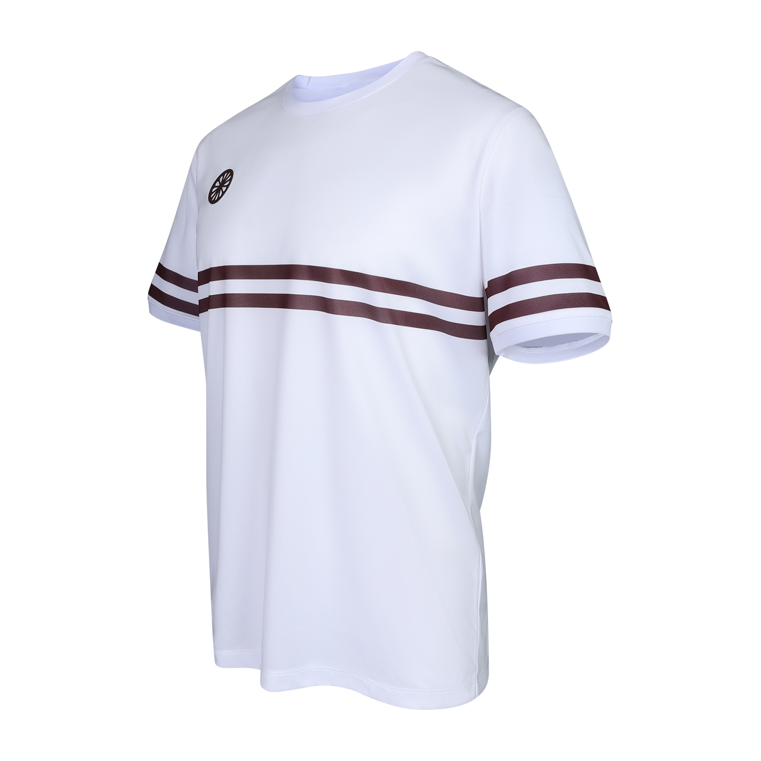 INDIAN MAHARADJA MEN PIQUE STRIPED TEE DARK BERRY - Afbeelding 4