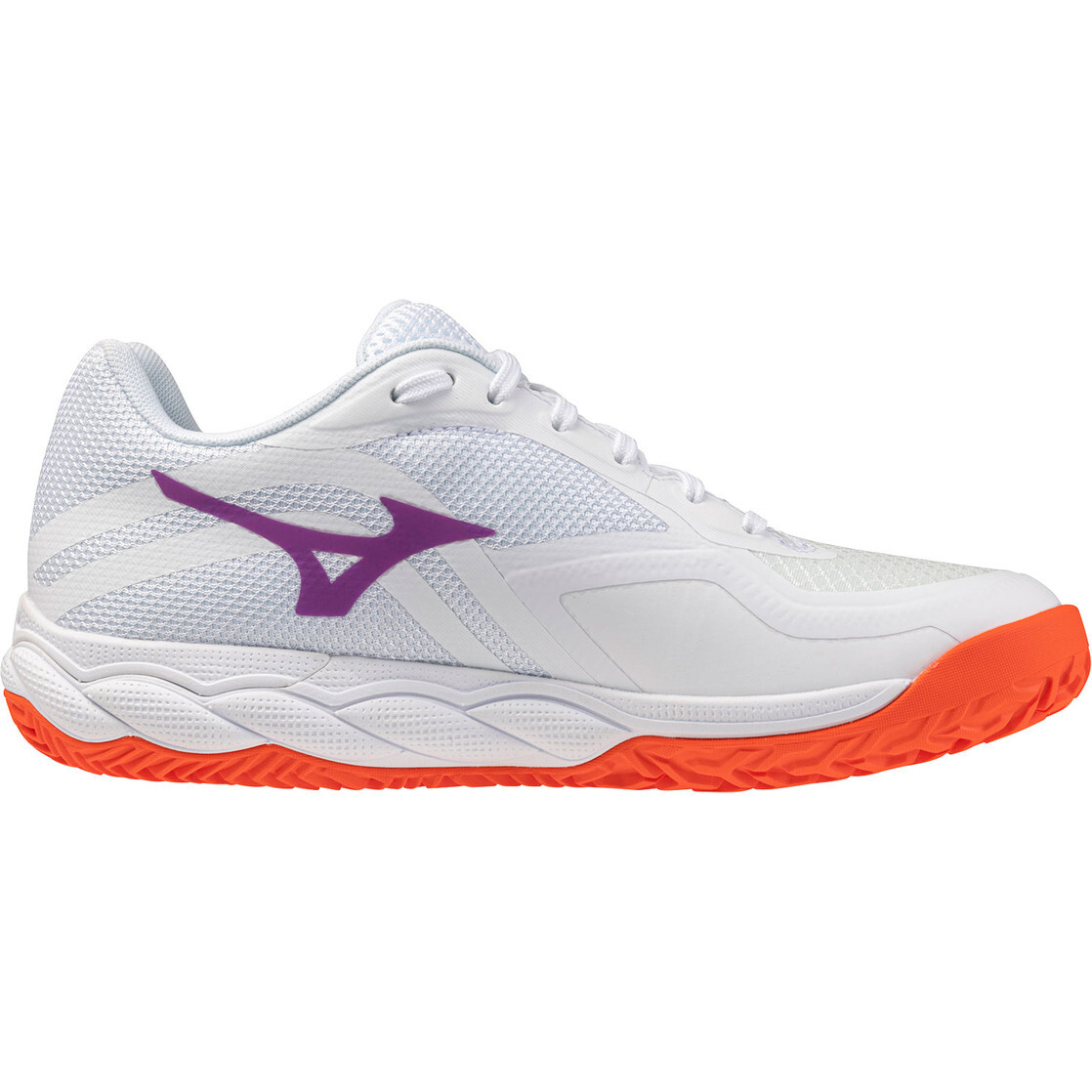 MIZUNO WAVE ENFORCE TOUR 2 CC - WIT/ORANJE/PAARS - Afbeelding 2