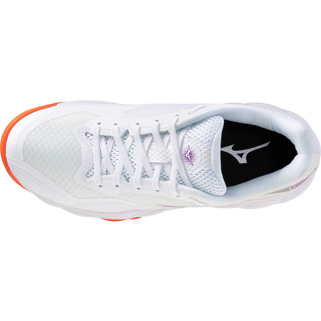 MIZUNO WAVE ENFORCE TOUR 2 CC - WIT/ORANJE/PAARS - Afbeelding 4