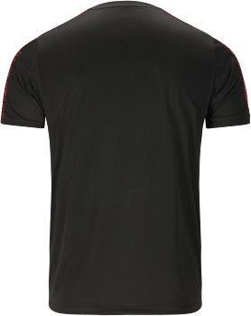 FORZA CL2605 M SS Tee - ZWART/ROOD - Afbeelding 3