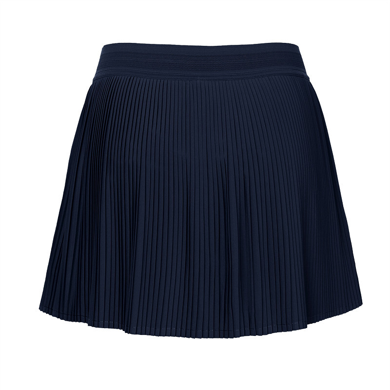 INDIAN MAHARADJA FINE PLEATED SKIRT – NAVY - Afbeelding 4