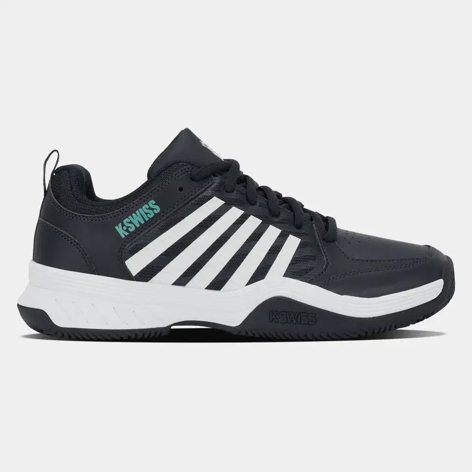 K-SWISS COURT EXPRESS 2 CLAY - CARBON/WHITE/BALTIC - Afbeelding 2
