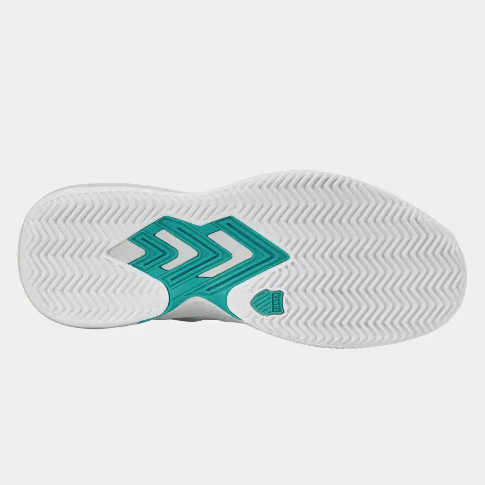 K-SWISS ULTRASHOT LIGHT CLAY - WIT/BLA/BLTC - Afbeelding 7