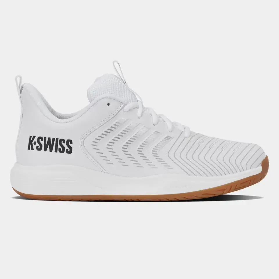 K-SWISS ULTRASHOT LIGHT INDOOR - WIT/ZWART/ZILVER - Afbeelding 2