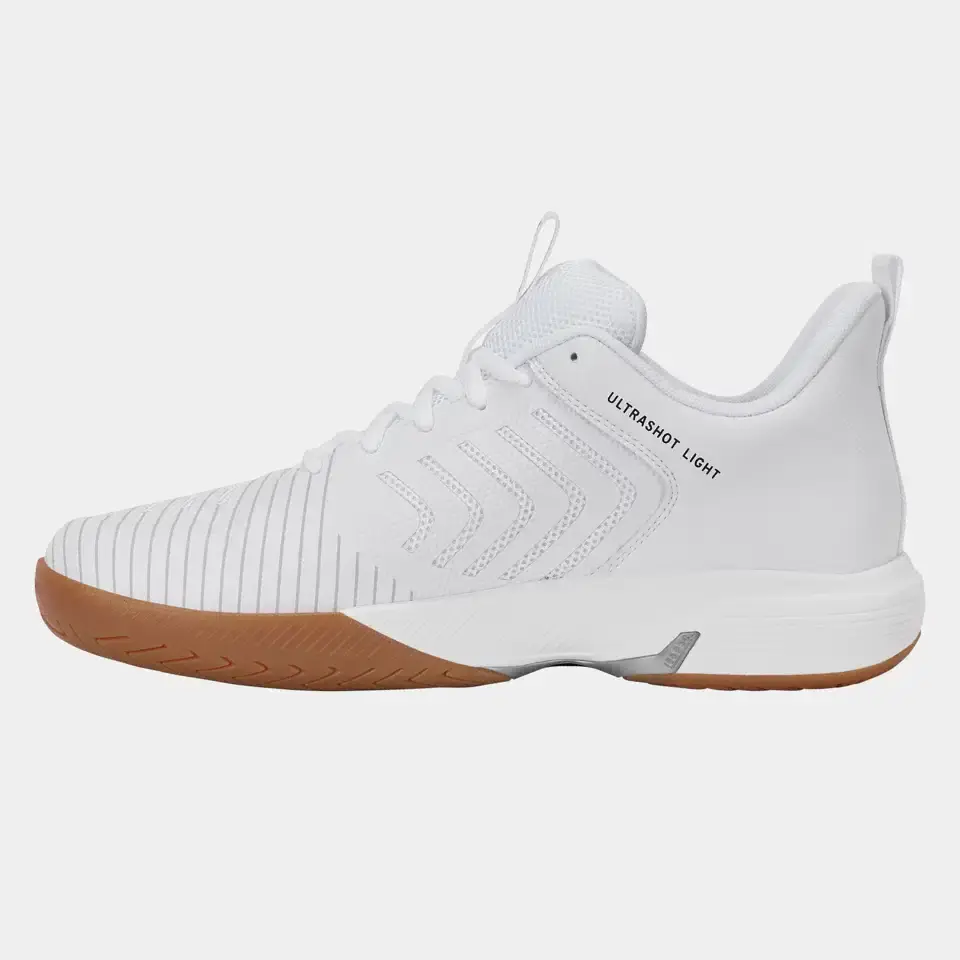 K-SWISS ULTRASHOT LIGHT INDOOR - WIT/ZWART/ZILVER - Afbeelding 3