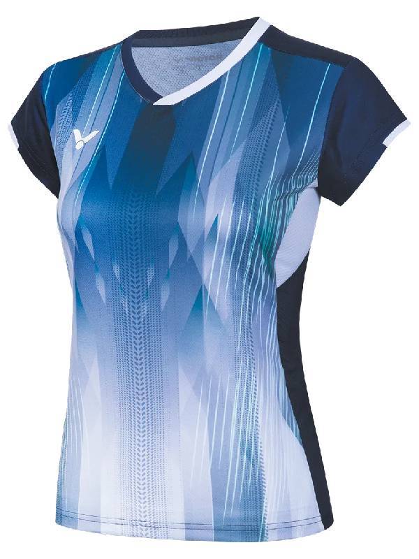 VICTOR T-SHIRT T-61002TD F - BLAUW
