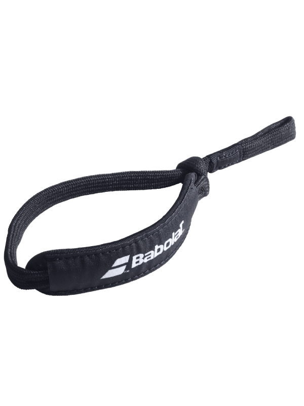 BABOLAT WRIST STRAP - ZWART